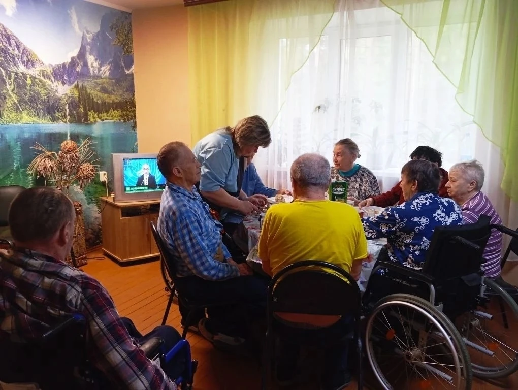 🌟Праздничное чаепитие  🏡☕В Ярцевском доме-интернате для престарелых и инвалидов состоялось трогатель
