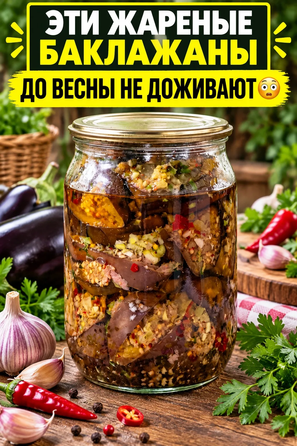 ЭТИ ЖАРЕНЫЕ БАКЛАЖАНЫ ДО ВЕСНЫ НЕ ДОЖИВАЮТ 😲