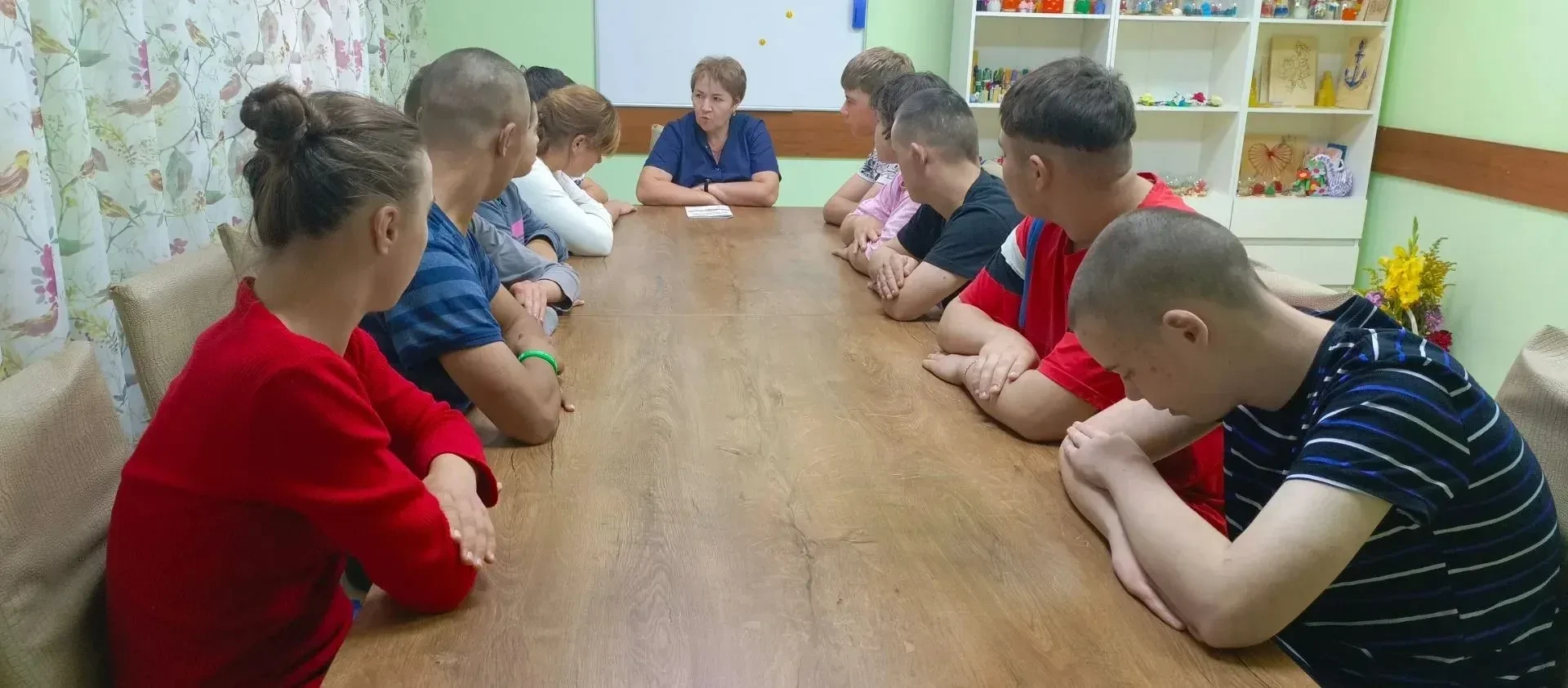 ✅️4 сентября в нашем детском доме было проведено беседа с воспитанниками на тему: " Нез...