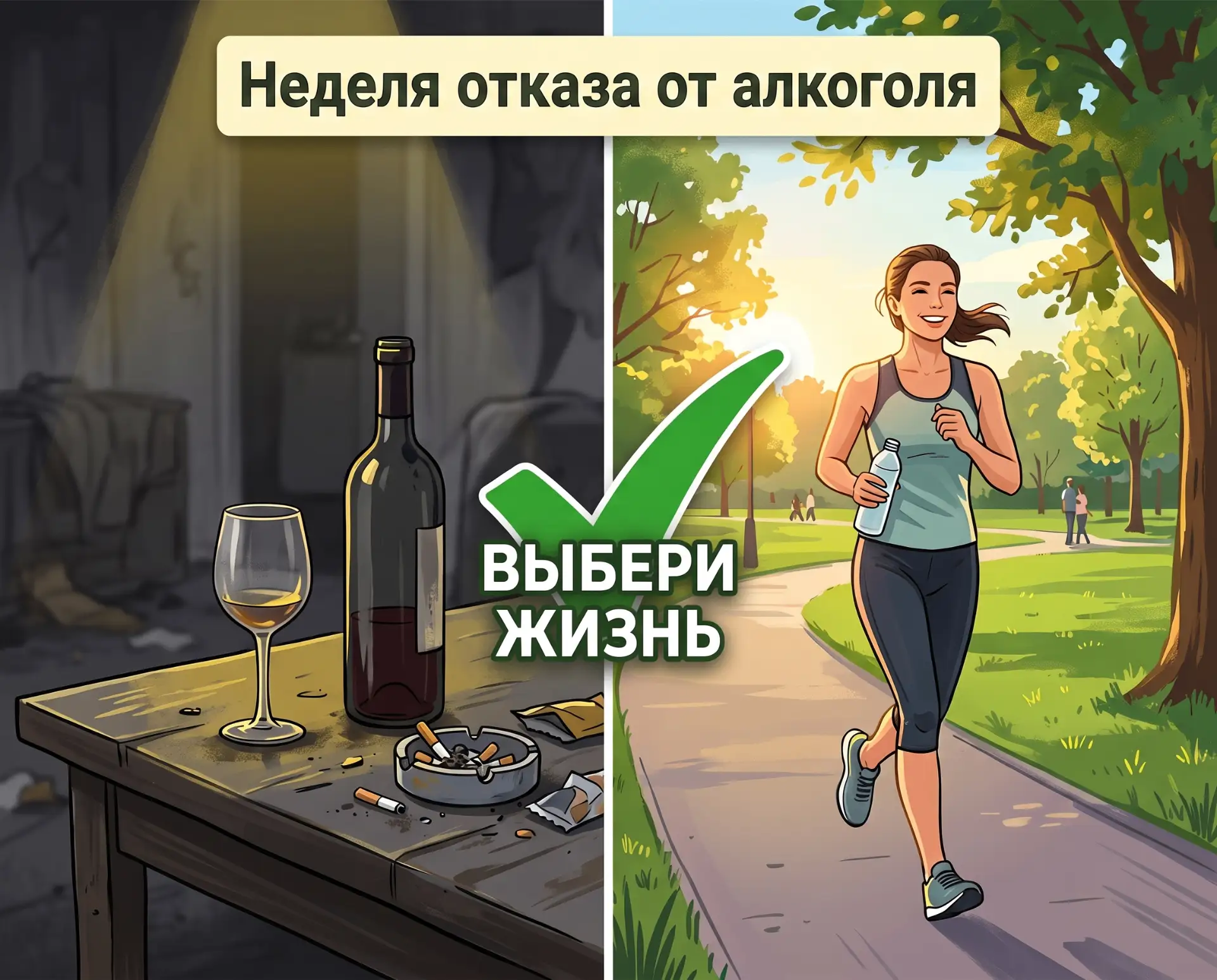 Неделя отказа от алкоголя 🚫🍷