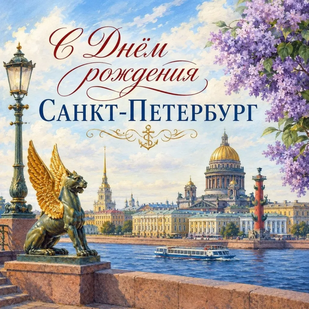 ⚜С днём рождения, Санкт‑Петербург!