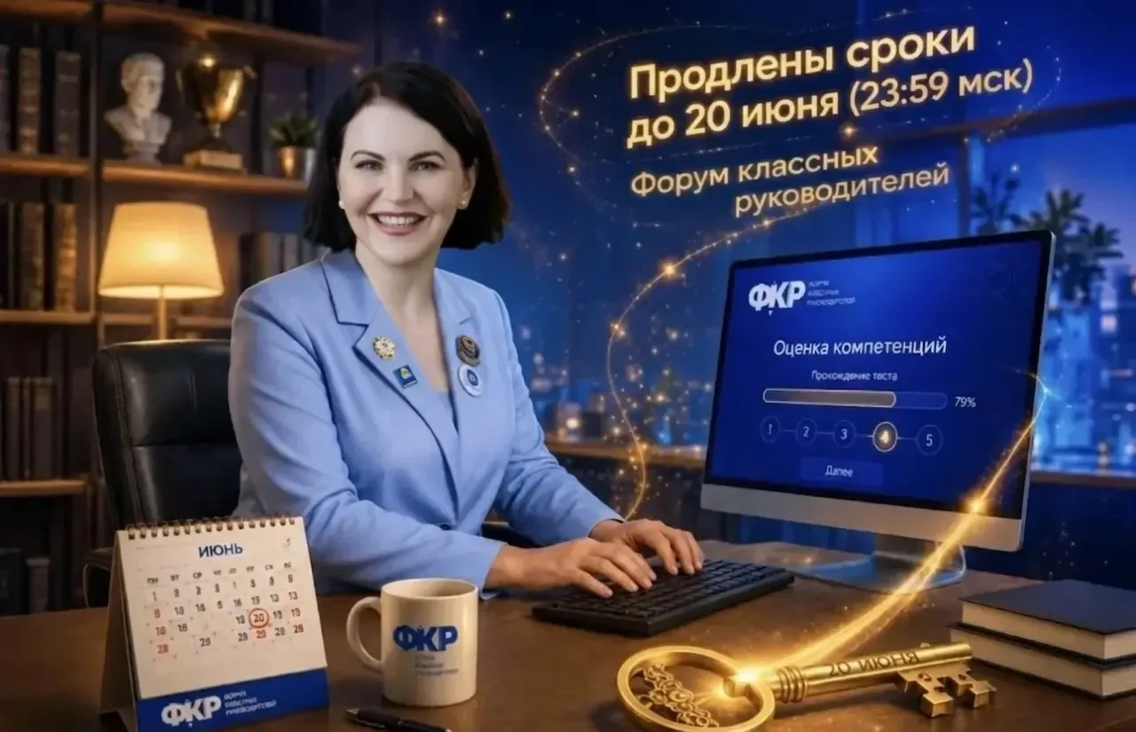 А еще радостной новостью! Сроки подачи заявки на Форум Классных Руководителей и прохожд...