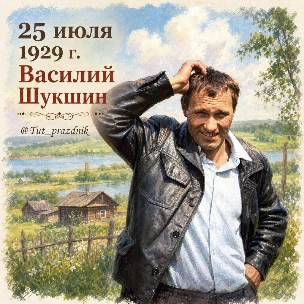 БИБЛИОГИД 📚

🎬📚 25 июля — 97 лет со дня рождения Василия Шукшина 📚🎬

Сегодня исполняется 97 лет