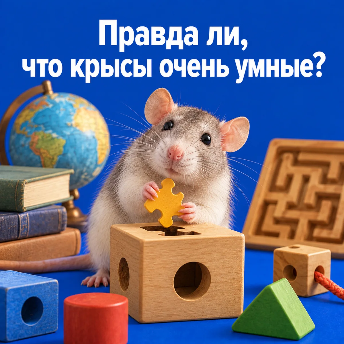 🐀 Правда ли, что крысы очень умные?