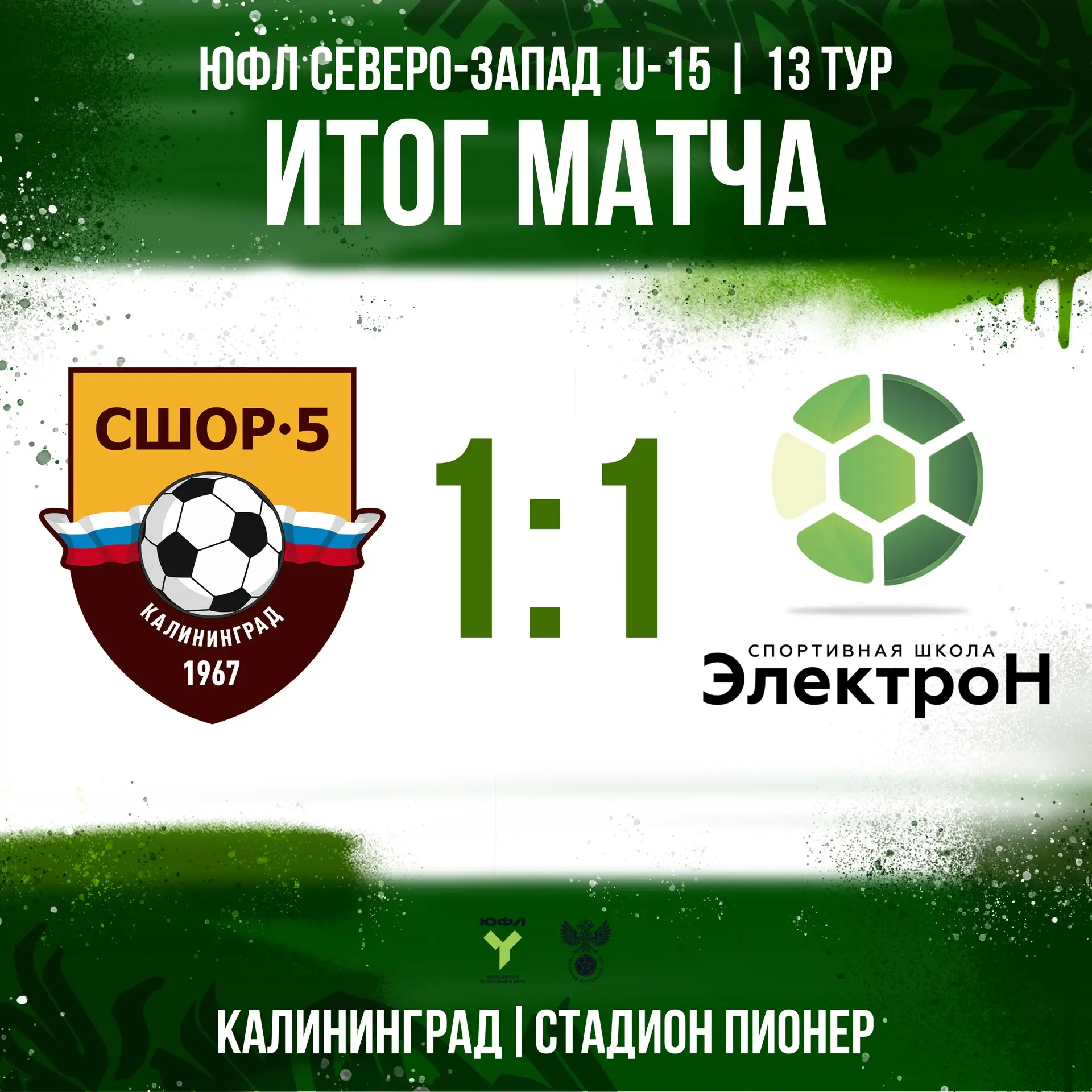 Матч завершён — ничья! 🤝