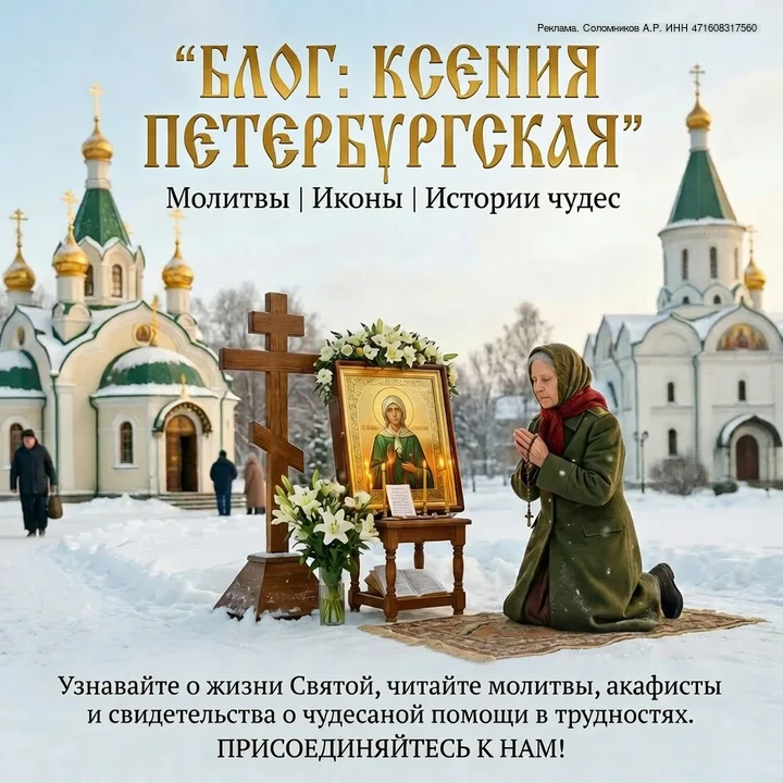 erid: 2W5zFGZBgeu  😇 Добро пожаловать на канал посвященный одной из самых любимых святых Петербурга 