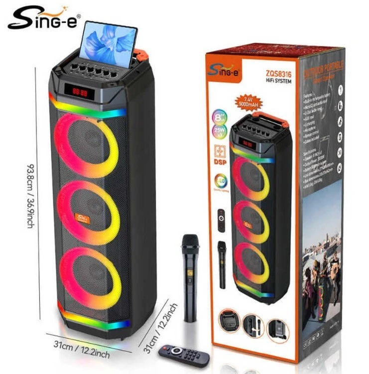 Колонка Bluetooth ZQS 8316
✔️1 микрофон
✔️75Вт
✔️100см
7️⃣9️⃣9️⃣9️⃣