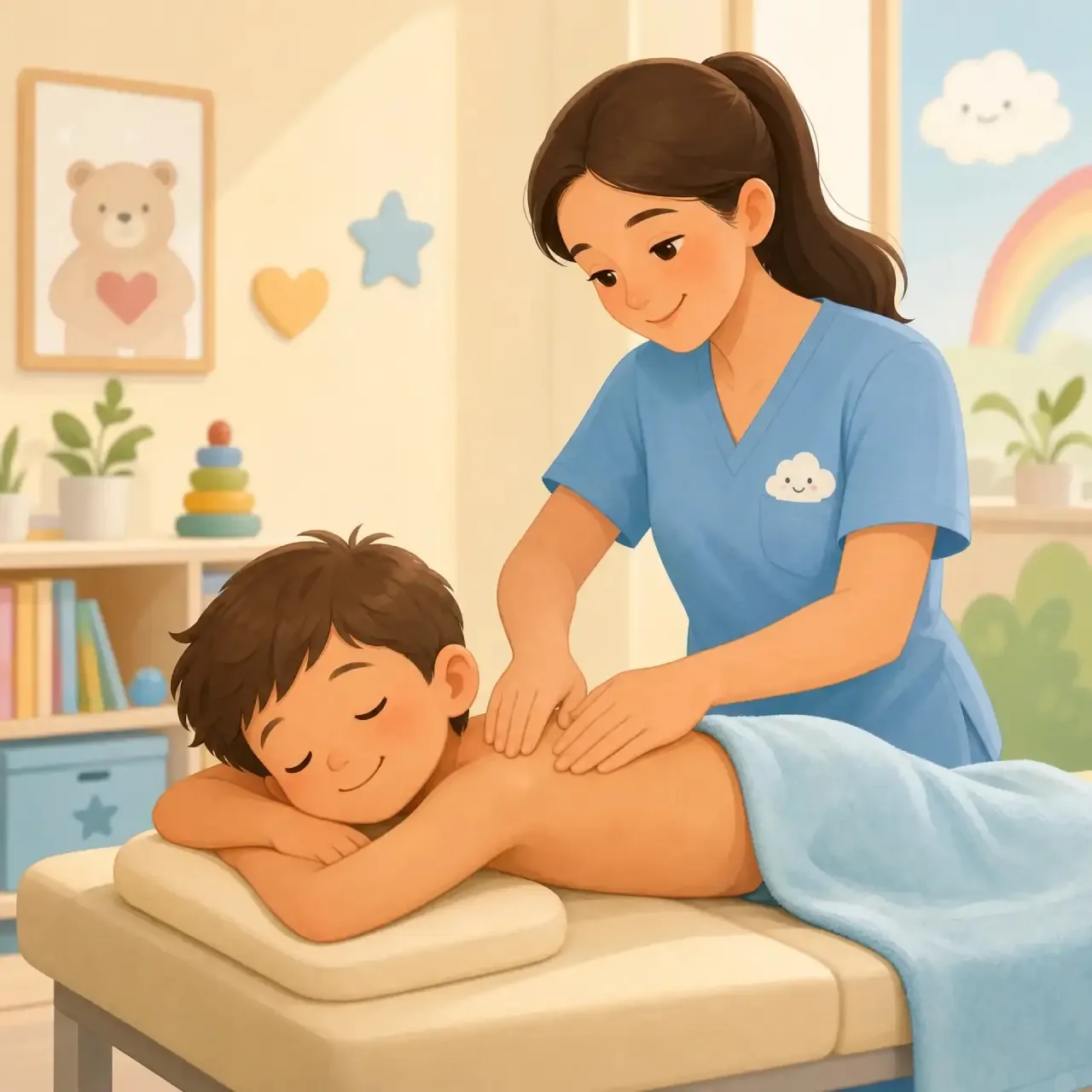 🧸Детский массаж: шаг к здоровью с первых дней жизни