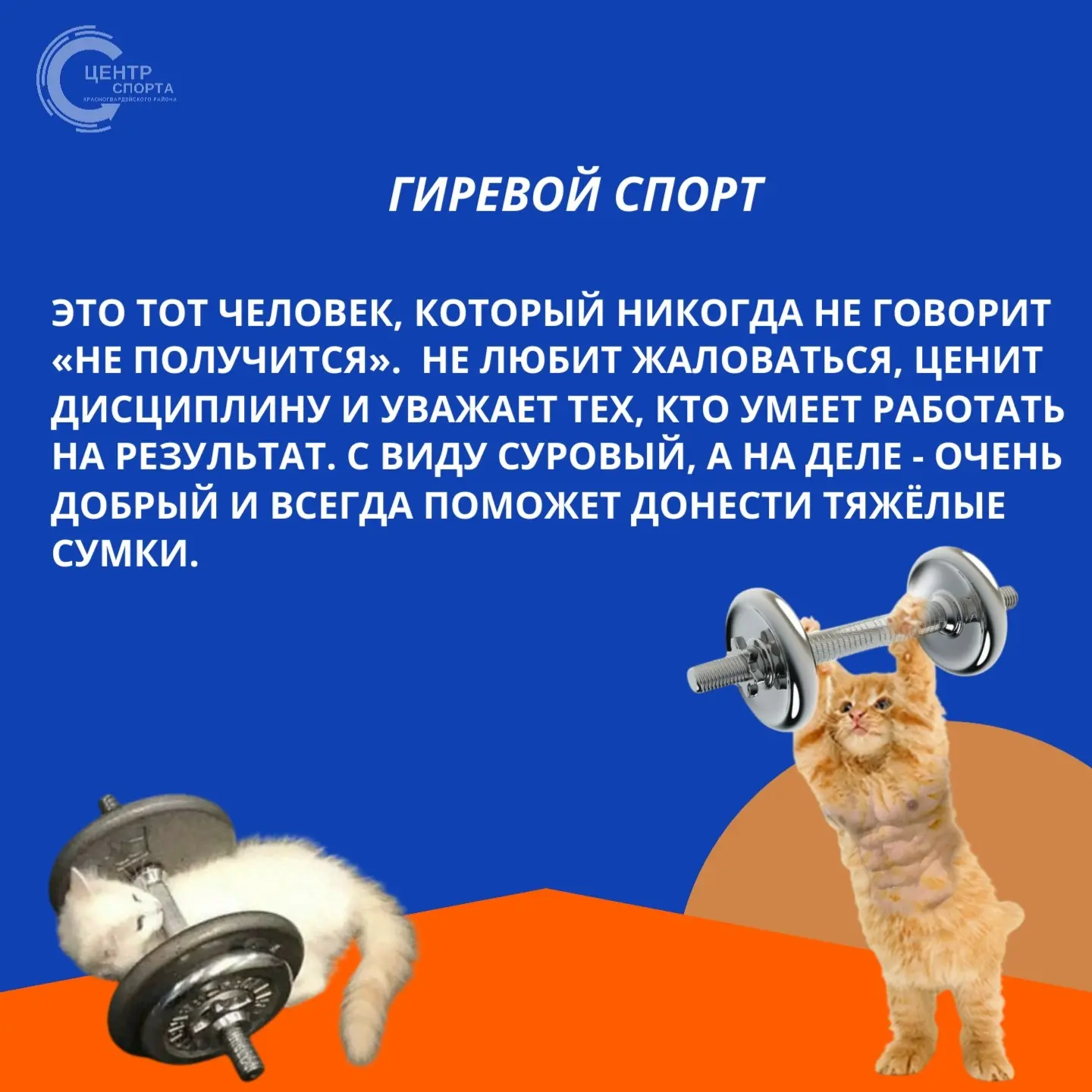Спорт с характером 🔥