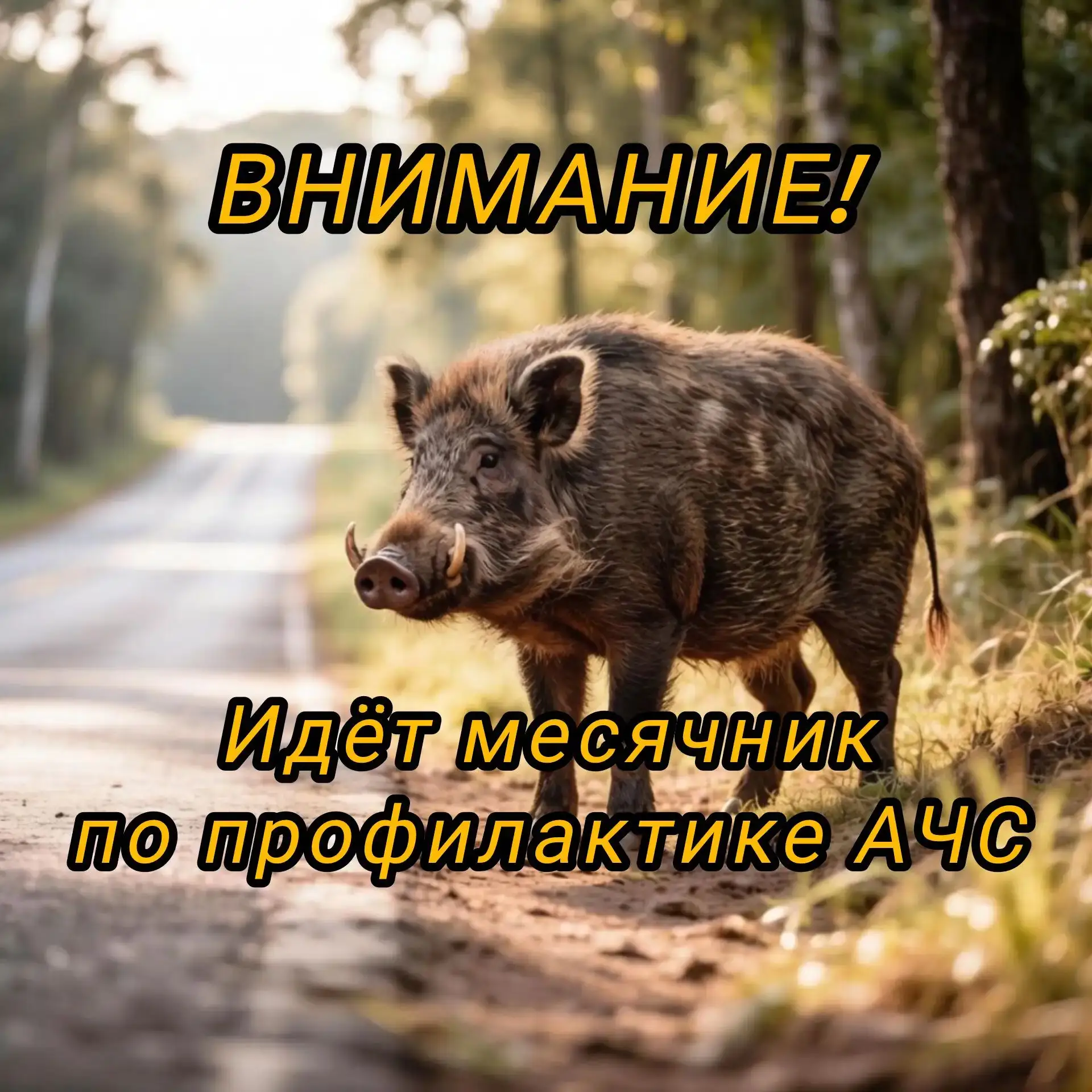 ⚡️ Внимание, владельцы свиней! Идет месячник профилактики АЧС!