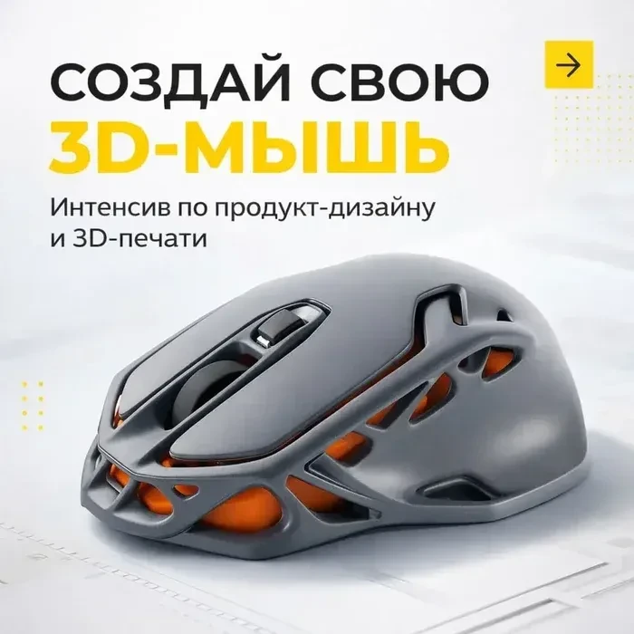 🚀 СТАРТ СМЕНЫ «3D-МЫШЬ»: 15 ИЮНЯ
Твоё приключение в продукт-дизайне начинается здесь!

👦 Кто участ