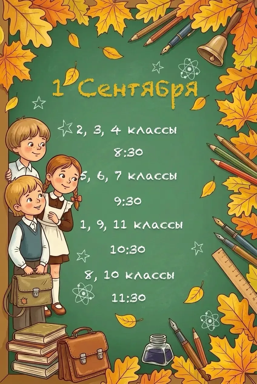 🎒 Дорогие ученики, родители и учителя!