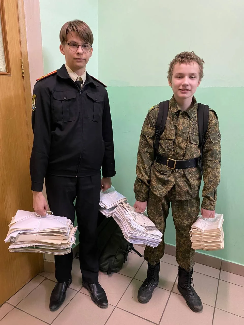 🤝26-27 марта в школе № 1912 проходила экологическая акция «Бумажная Весна -2026» вместе с проектом «
