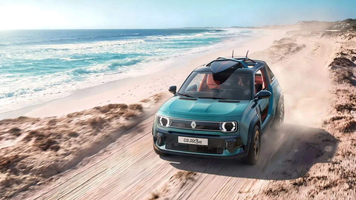 Renault представила электрический концепт-кроссовер 4 JP4x4: съемные двери и два мотора для бездорож