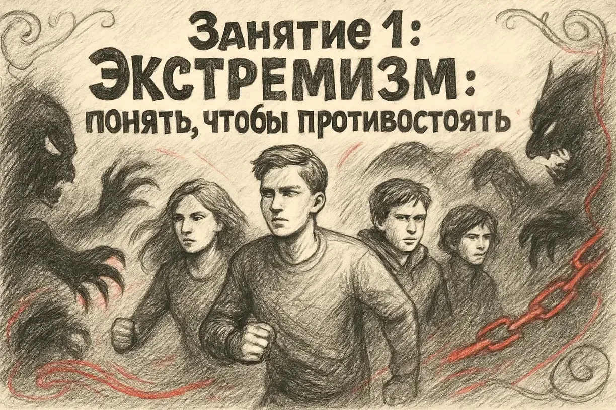 В 9 -11 классах были проведены занятия «Экстремизм: понять, чтобы противостоять» по про...