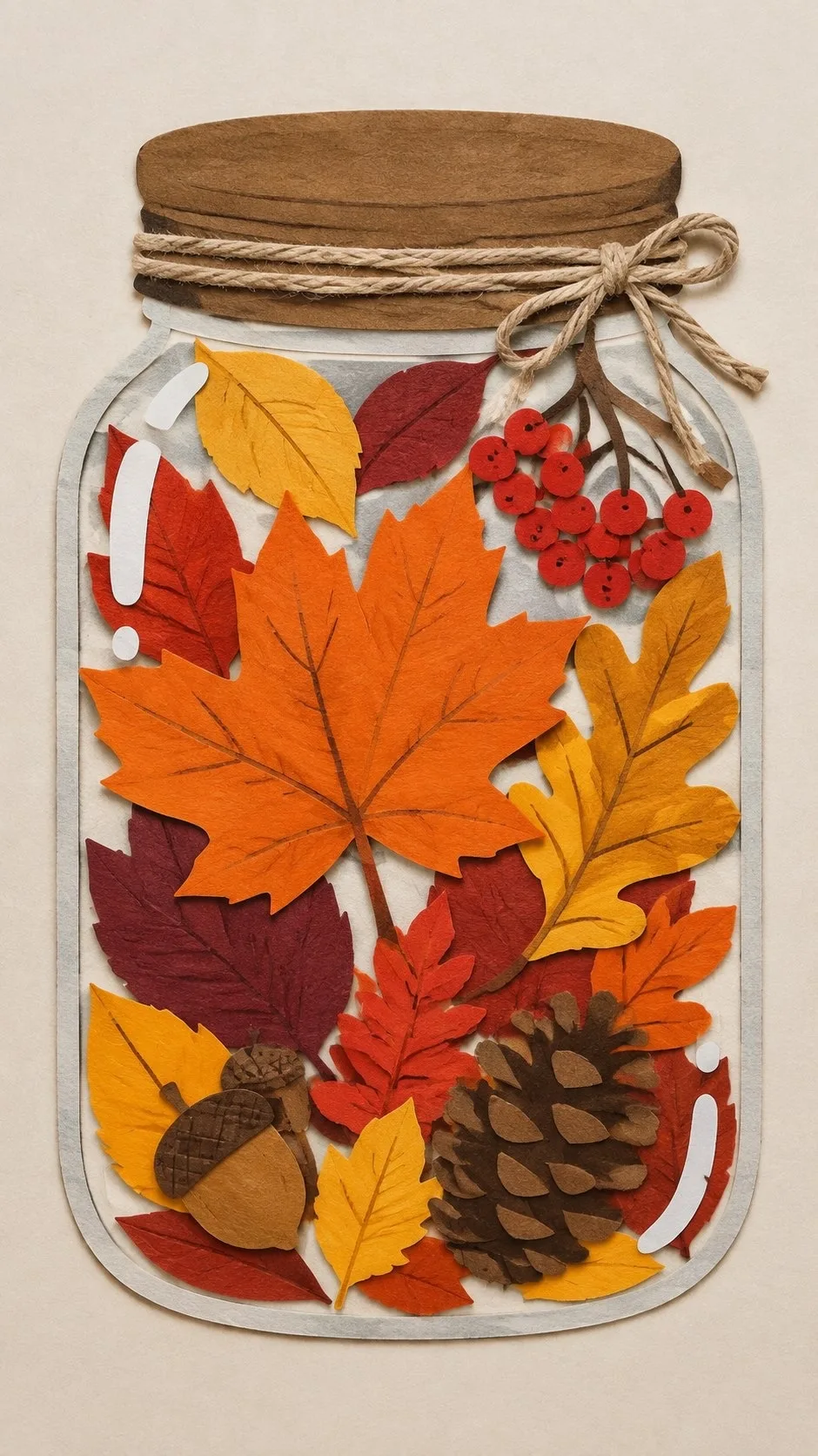 Аппликация "Осень" 🍂