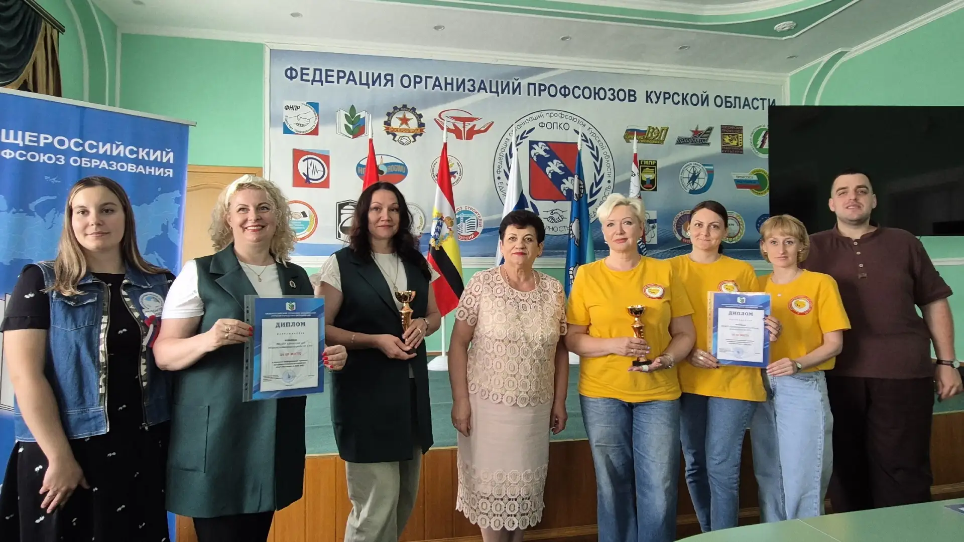 🏆11 июня в Доме профсоюзов состоялась церемония награждения команд, проявивших себя в патриотическо