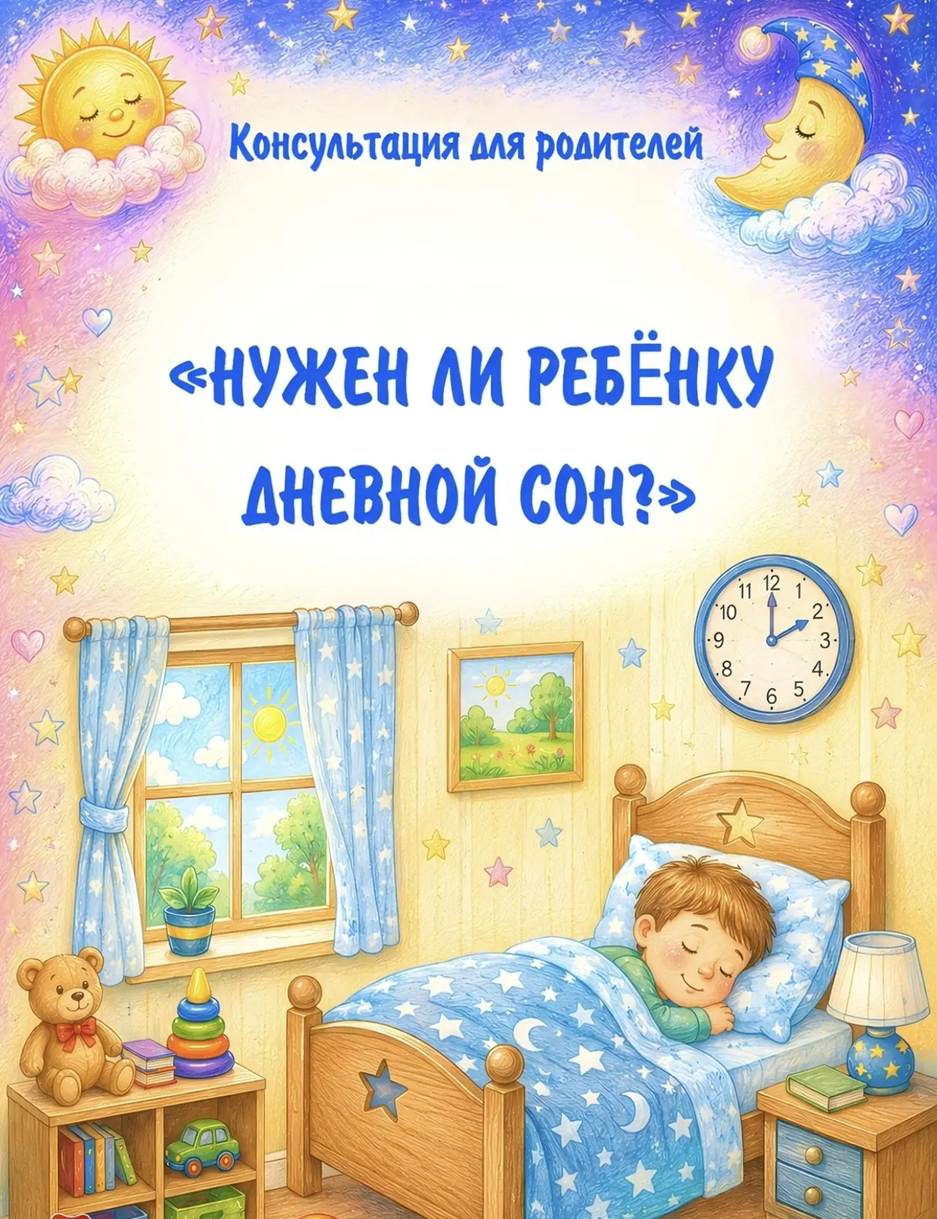 Нужен ли ребенку дневной сон?