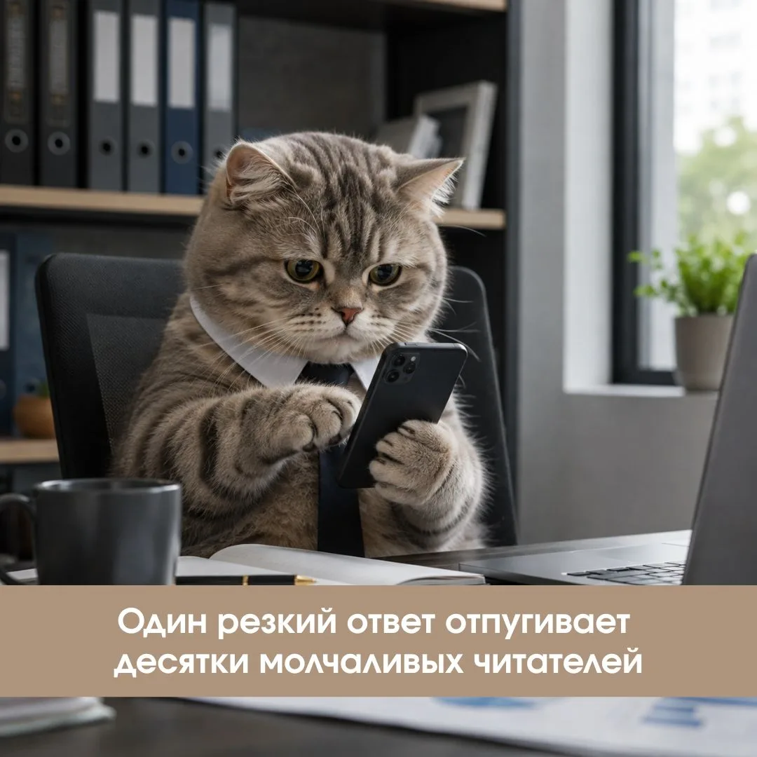 💬 Один резкий ответ отпугивает десятки молчаливых читателей