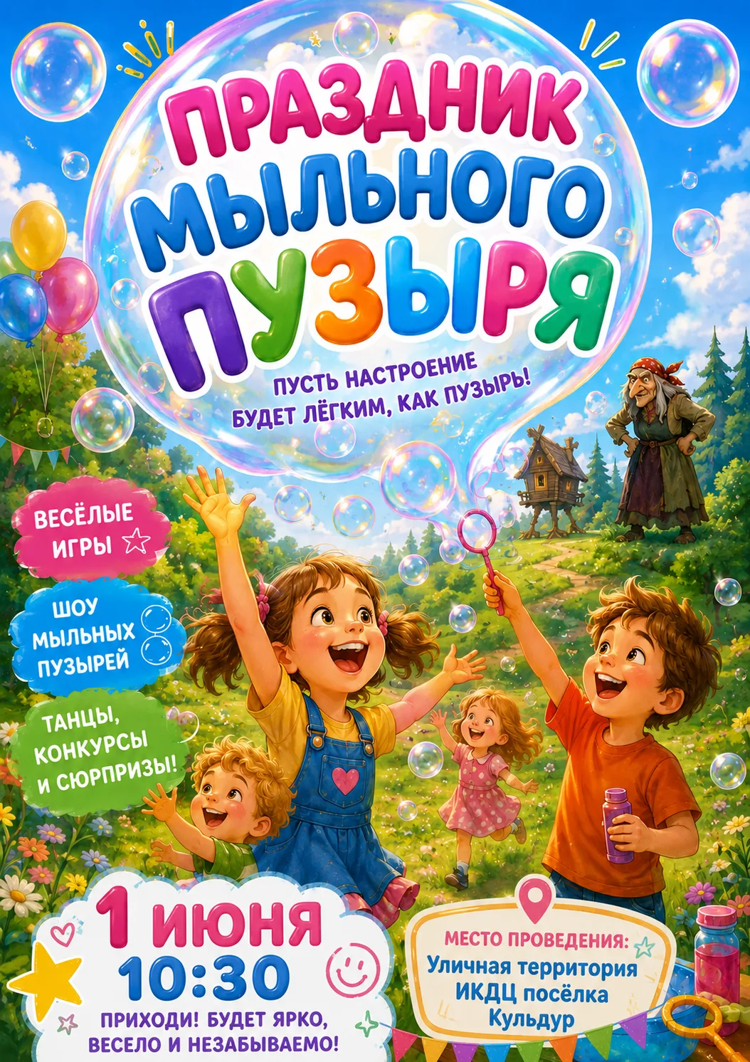 ✨Приглашаем ребят провести первое летнее утро весело и ярко!