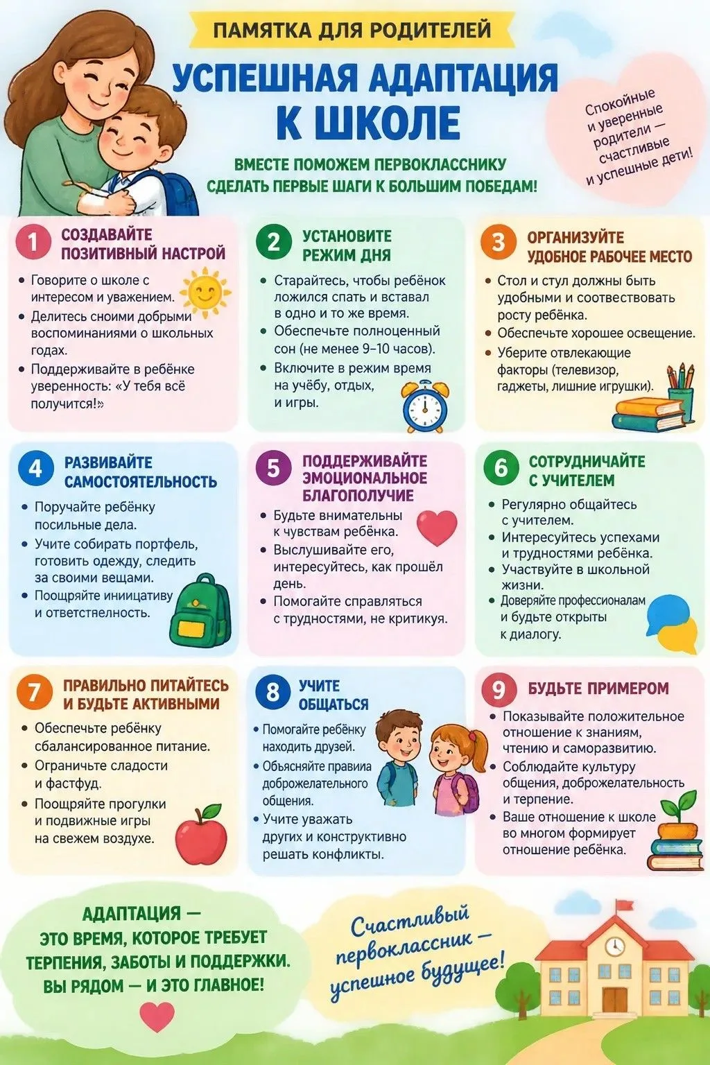 Начало школьной жизни — это волнительный и непростой этап для всей семьи, требующий осо...