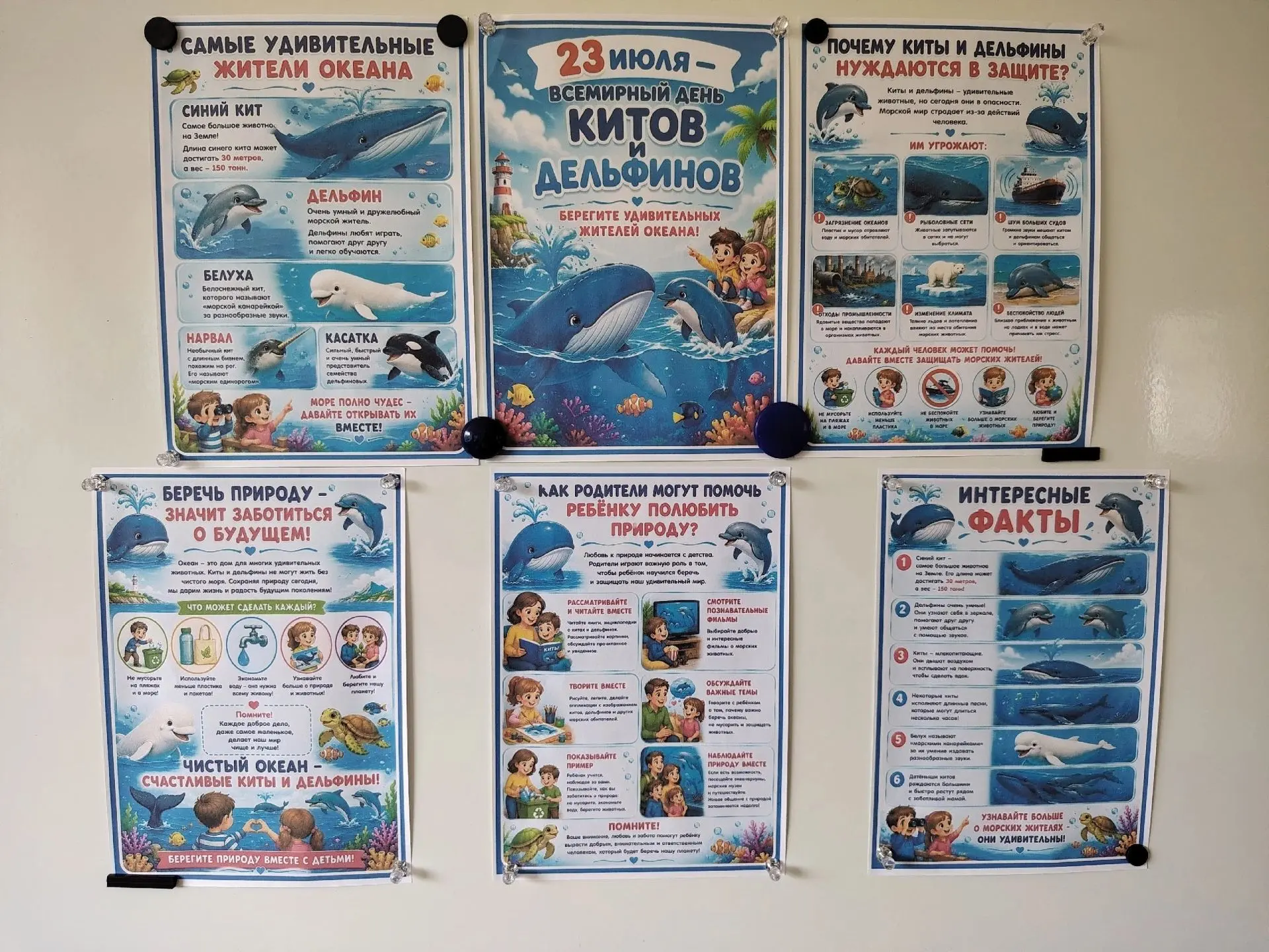 🌊🐬Погружение в океан доброты: празднуем День кита и дельфина!