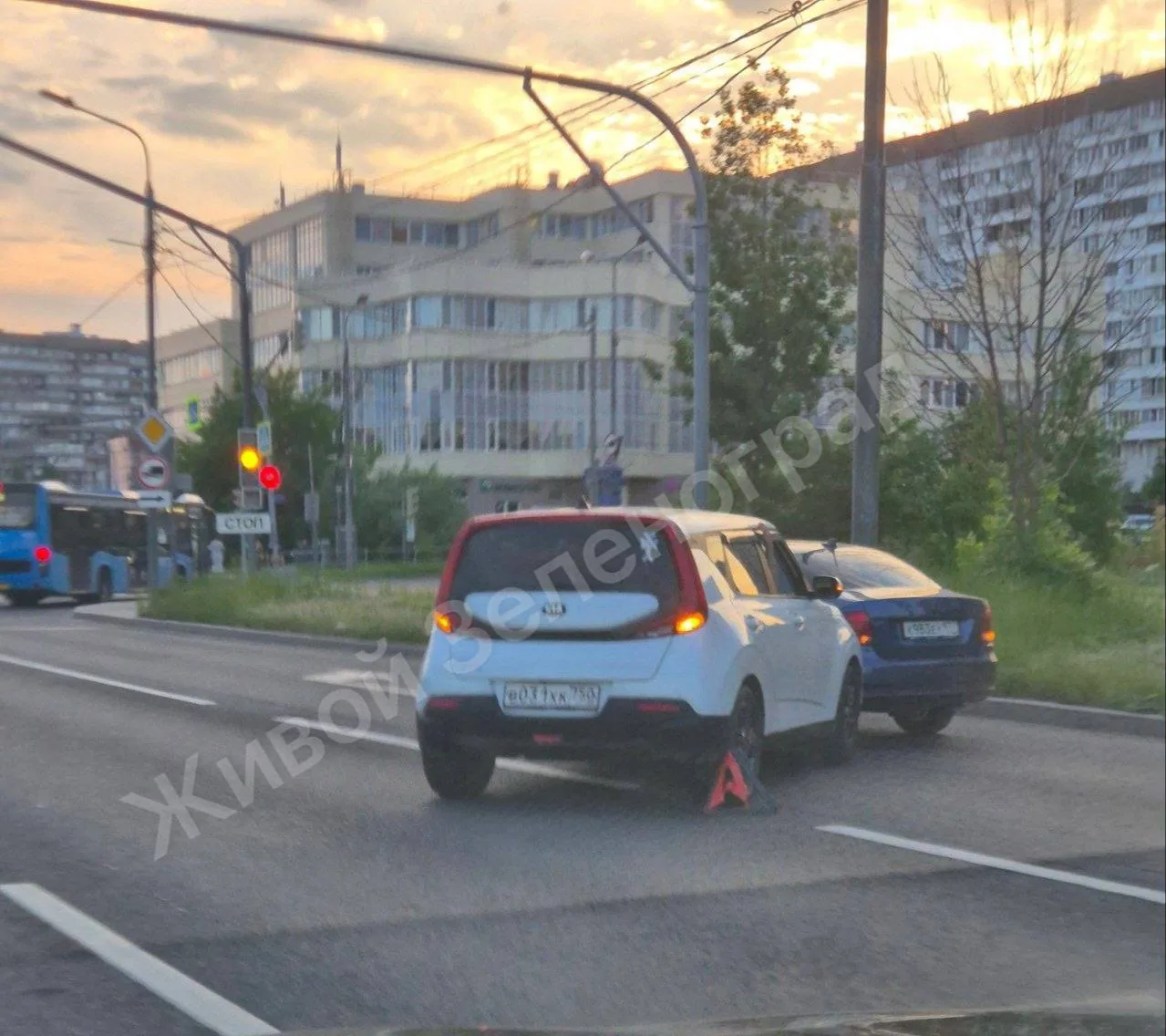 ❗️Авария на пересечении Георгиевского и Каменки
