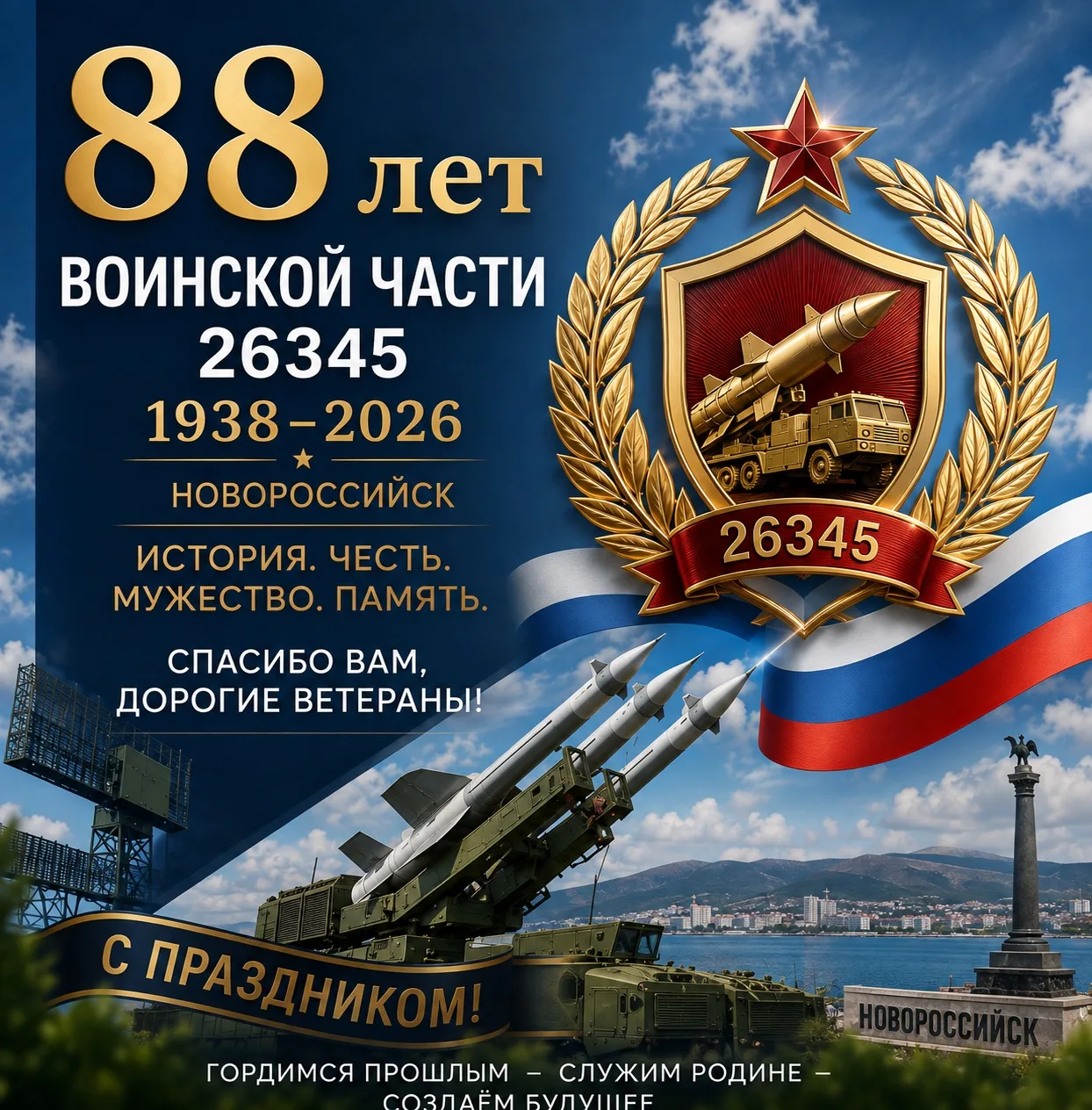 Уважаемые ветераны воинской части 26345!