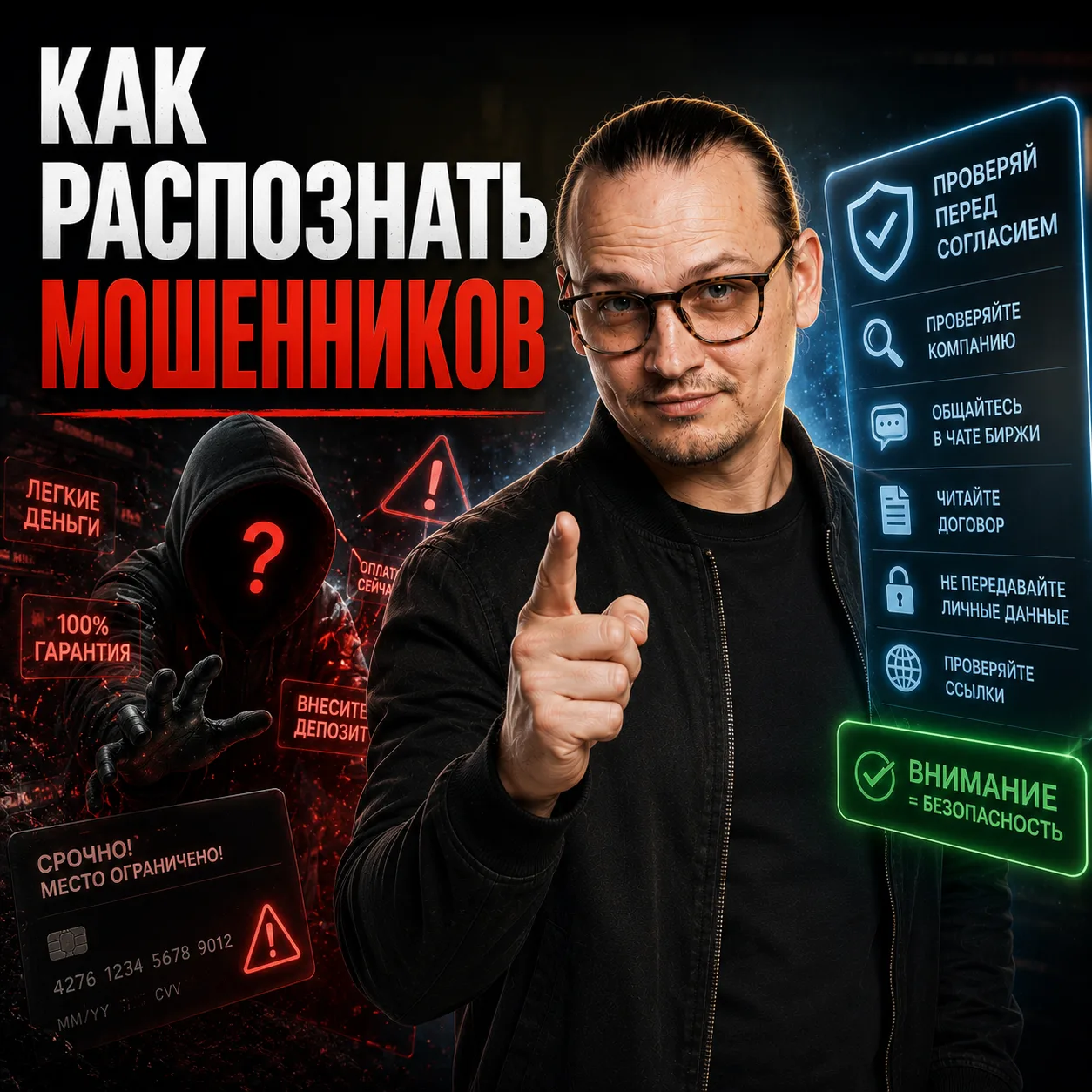 ❌ Как распознать мошенников?

Новичкам на фрилансе всегда стоит быть очень внимательными, потому что