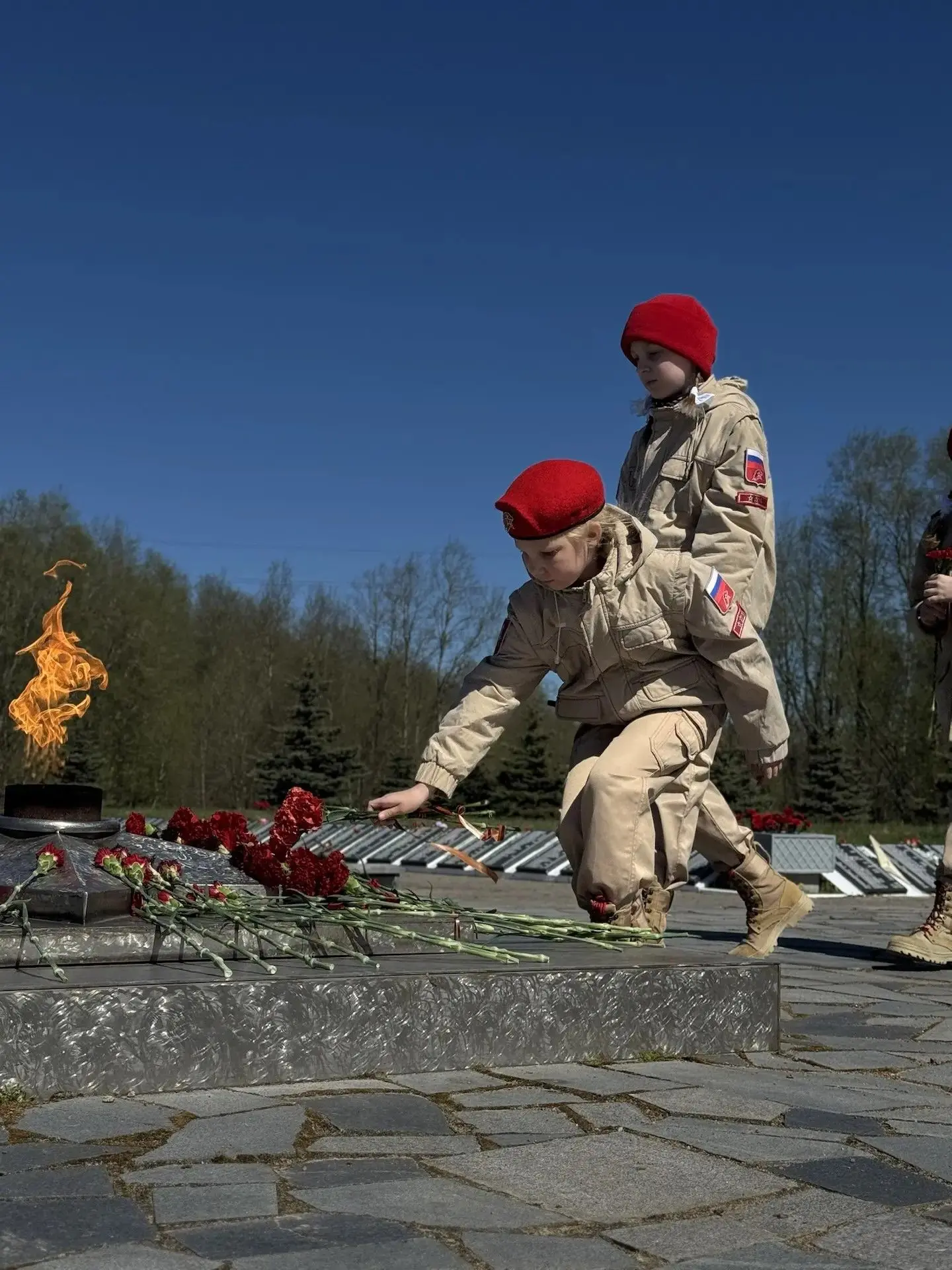 Накануне великого праздника – Дня Победы – в школе прошла особенная линейка - Линейка П...