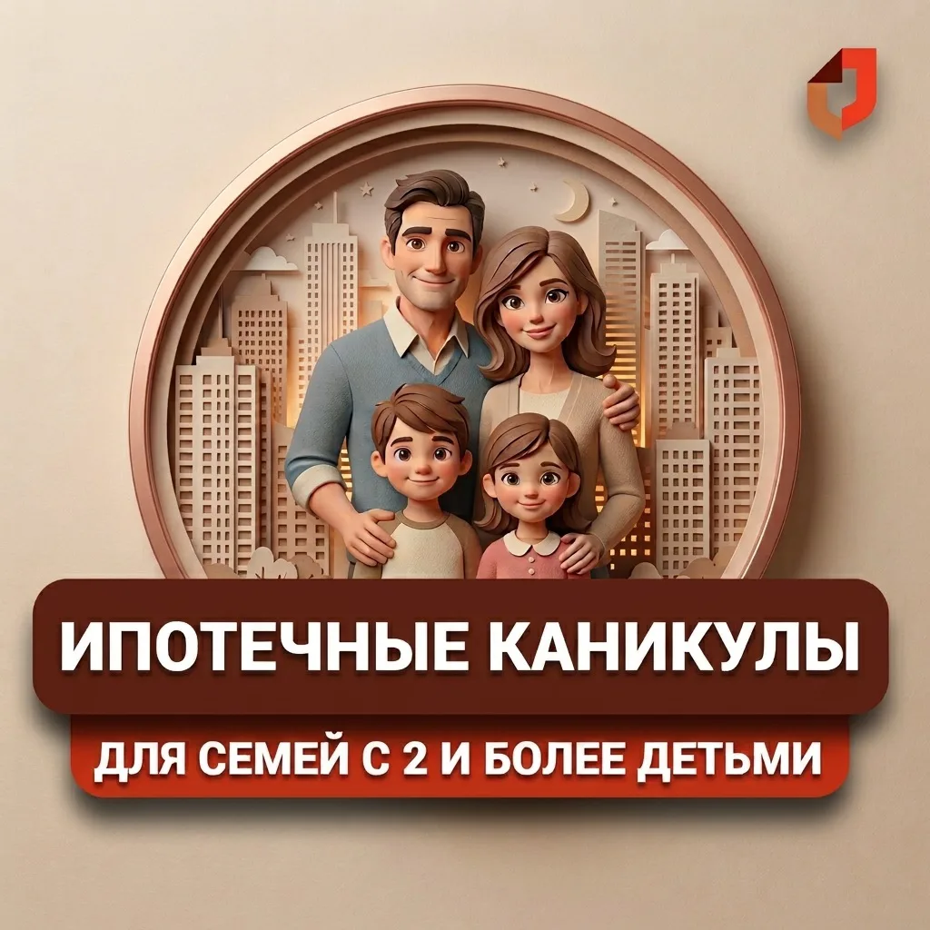 🏠 ИПОТЕЧНЫЕ КАНИКУЛЫ ДЛЯ РОДИТЕЛЕЙ — НОВЫЙ ЗАКОН С 1 СЕНТЯБРЯ 2026 ГОДА