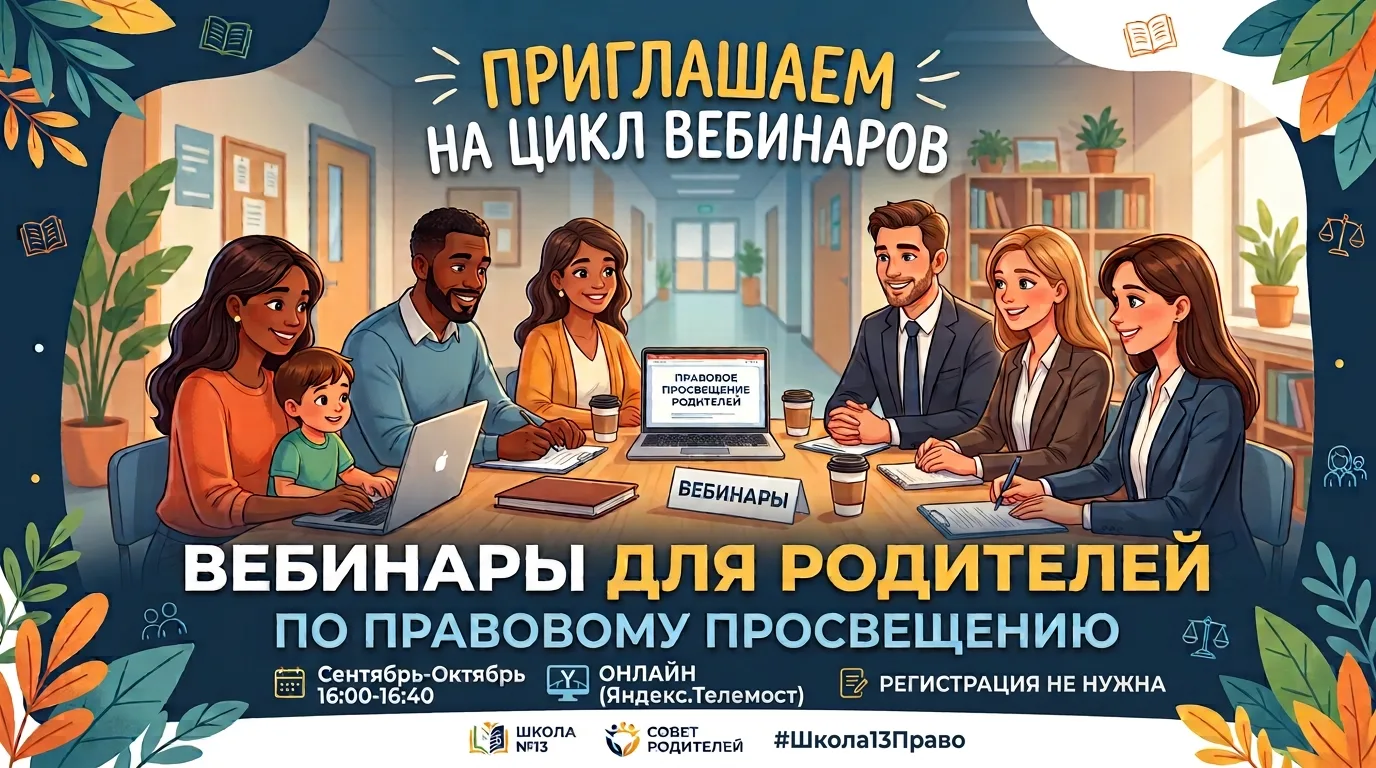 🎓 Приглашаем на бесплатные вебинары для родителей!