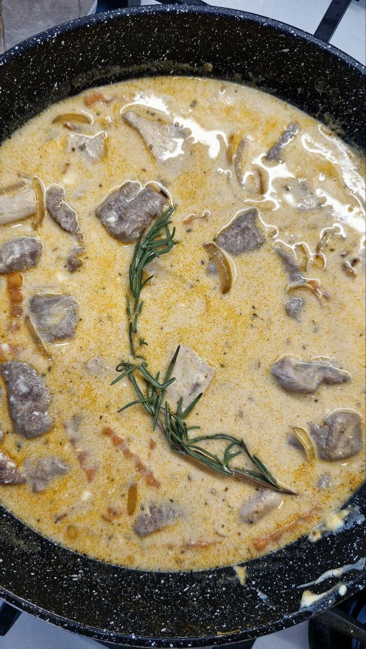 Сливочная курочка с тыквенным пюре🤌