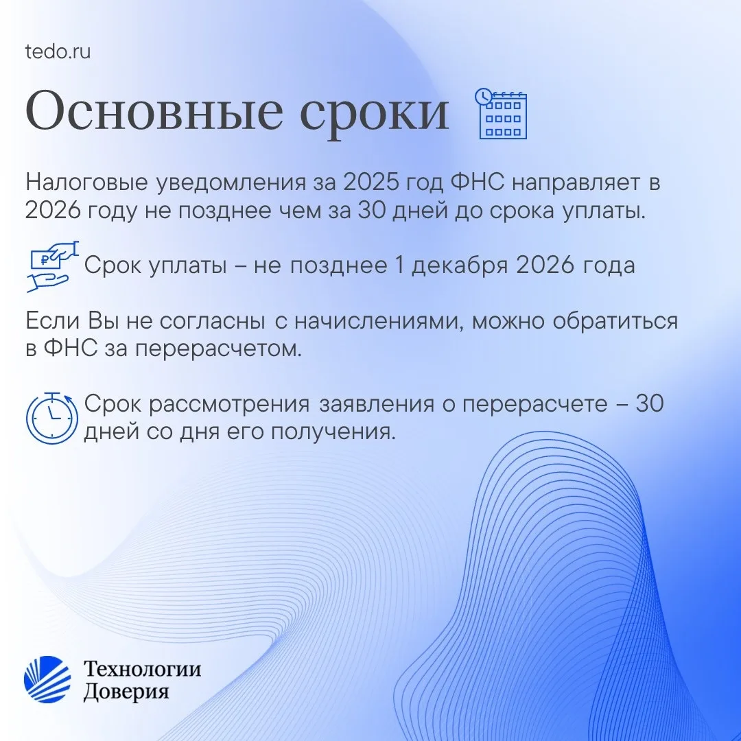 Налоговое уведомление по НДФЛ🔔