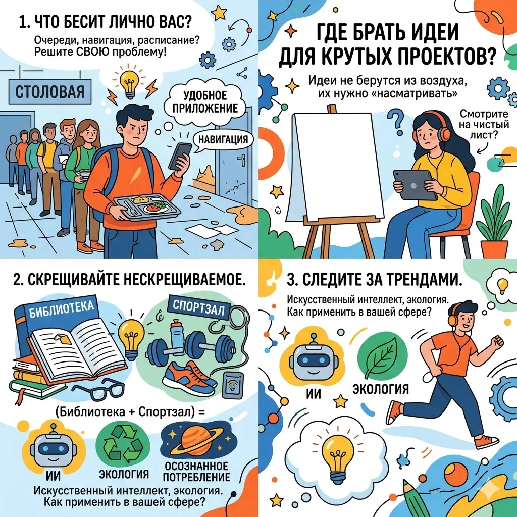 Где брать идеи для крутых проектов?