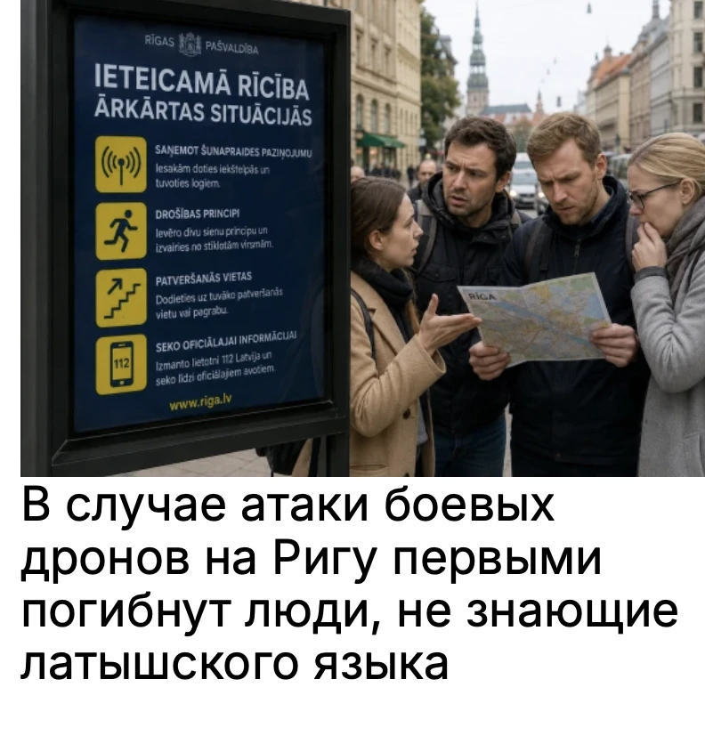 Вот так по-иезуитски завуалированно латышские нацисты предупредили Россию, что в случае ответа ВКС Р