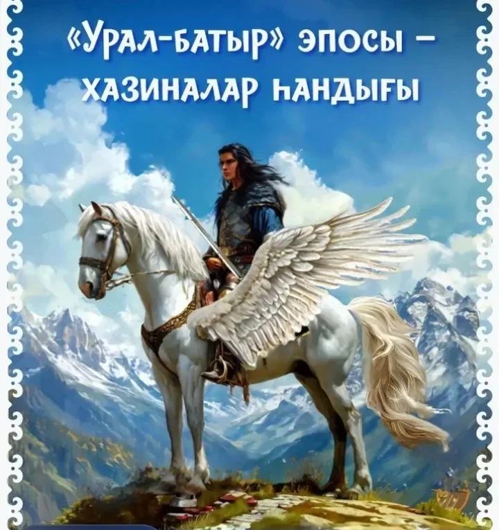 В нашей школе в кабинете башкирского языка  оформлен уголок, посвящённый эпосу «Урал-ба...