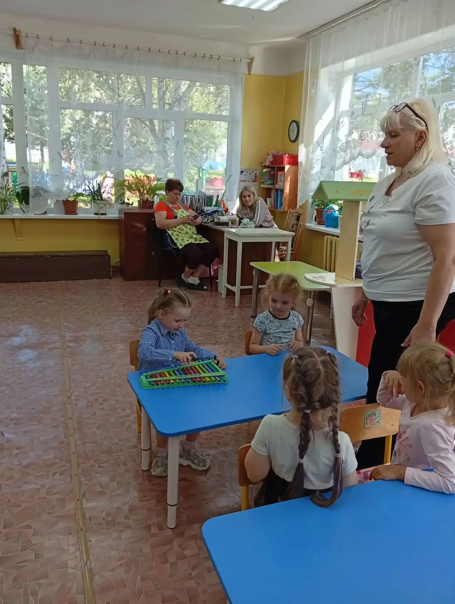 🍁В группах 5А и 6А прошло тематическое занятие, посвященное 1 Сентября, "Дню знаний".