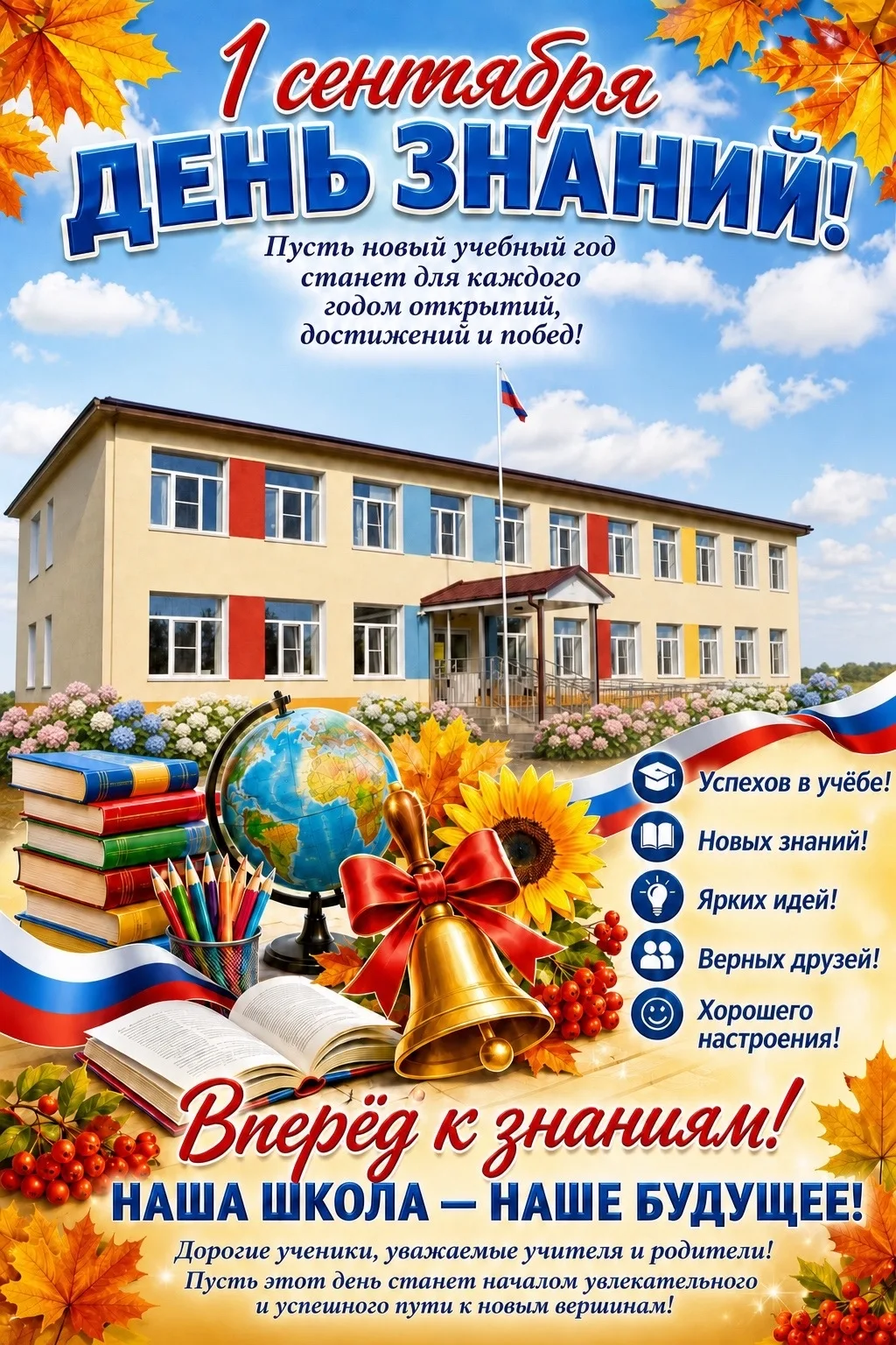 Ученики, родители, учителя!