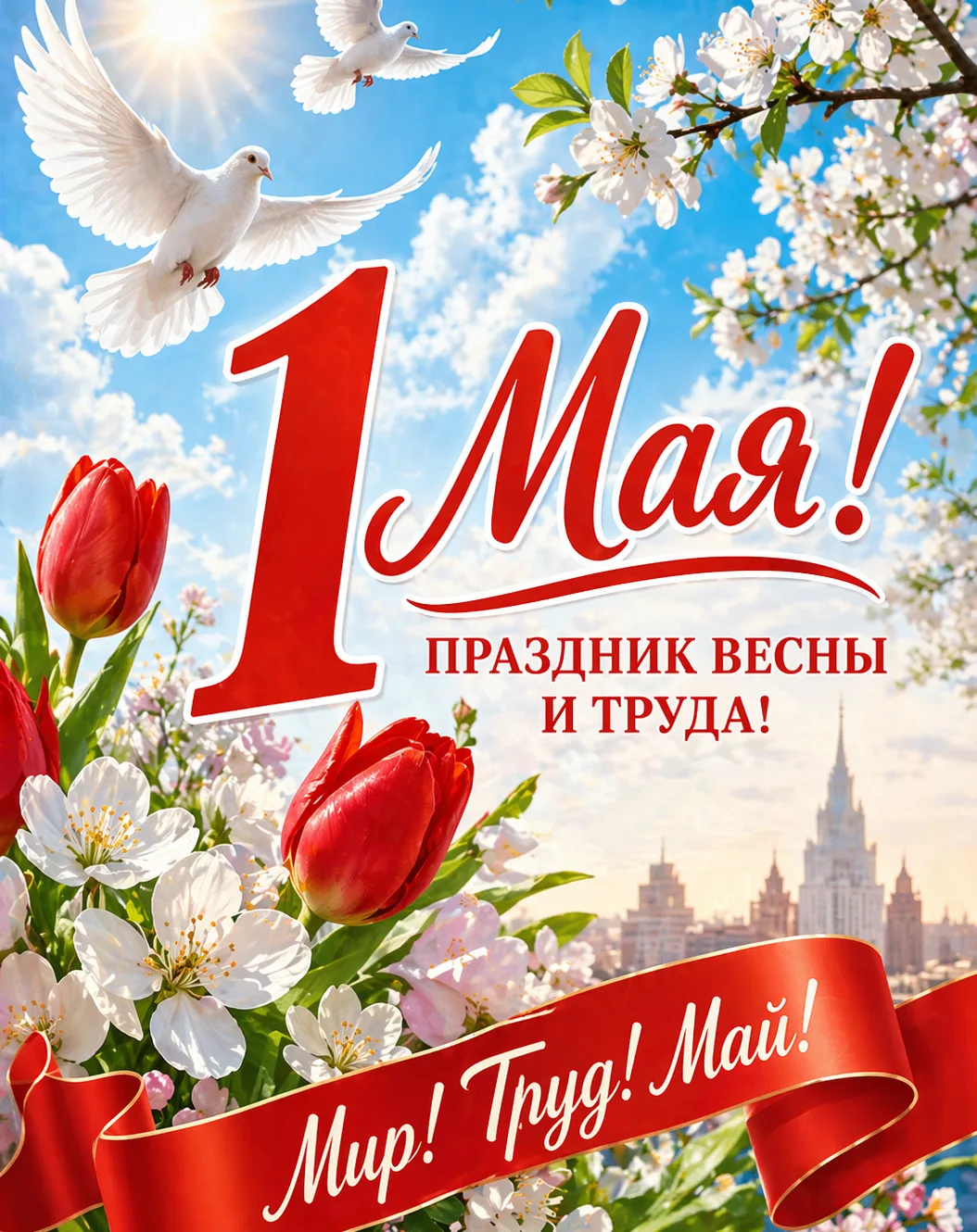Коллектив Еженедельной газеты о рынке труда Парад вакансий поздравляет Вас с 1 мая! 🥳Желаем, чтобы в