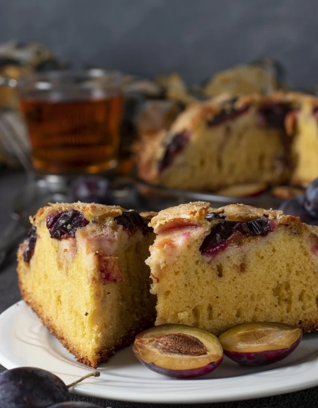 ВЕНСКИЙ ПИРОГ СО СЛИВАМИ 🥮☕