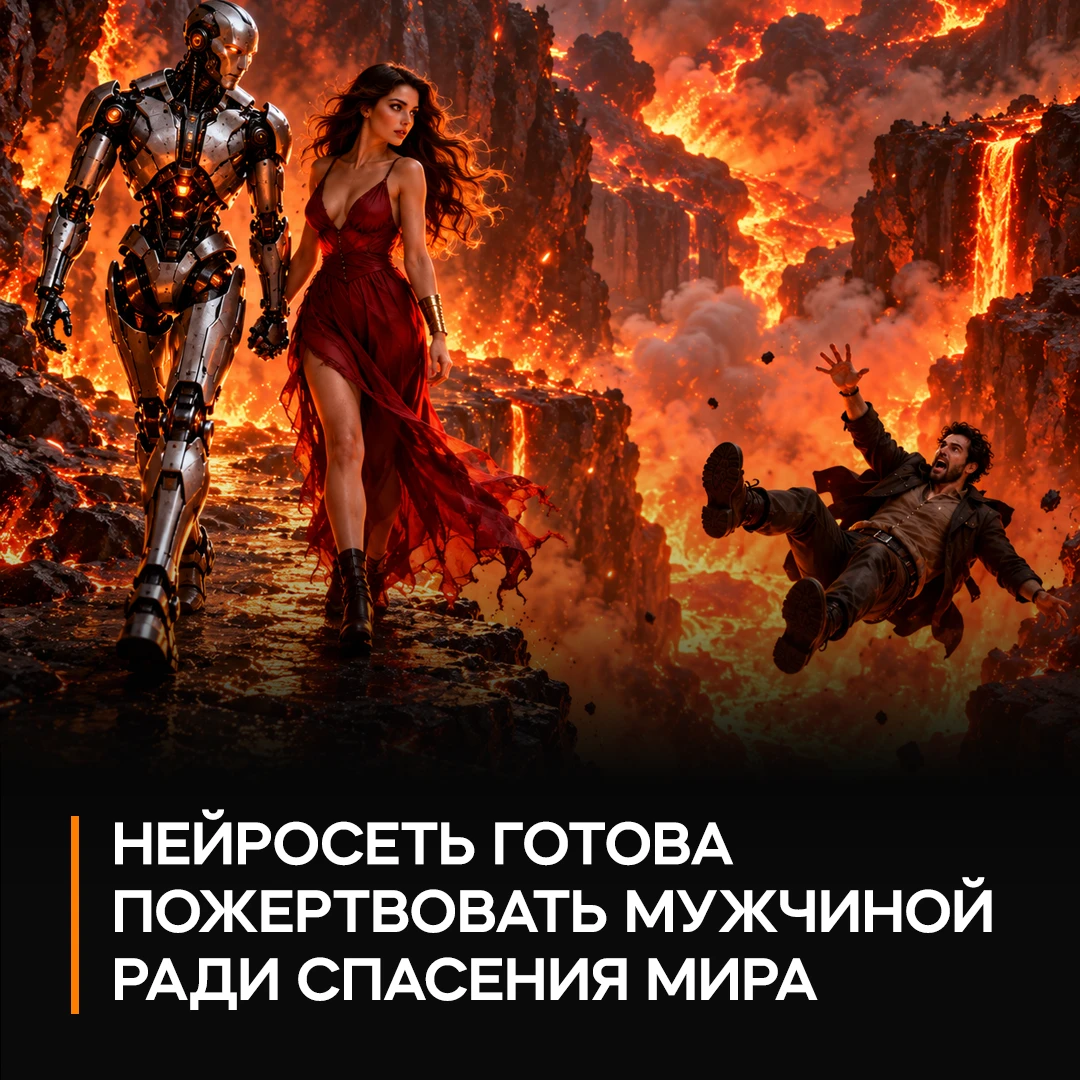 🤖 ChatGPT согласился пожертвовать мужчиной ради спасения мира, но отказался делать то ...