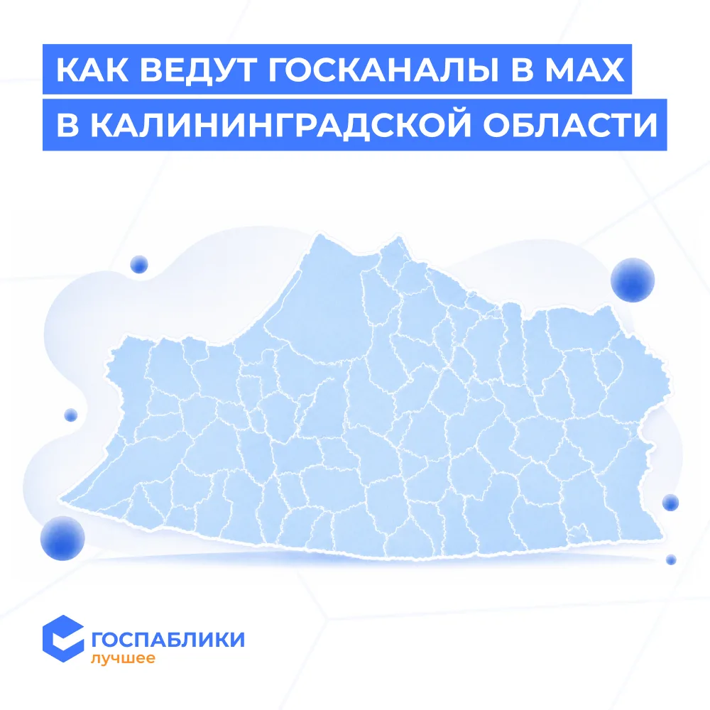 📱 Продолжаем смотреть госканалы в MAX. Сегодня смотрим каналы Калининградской области.