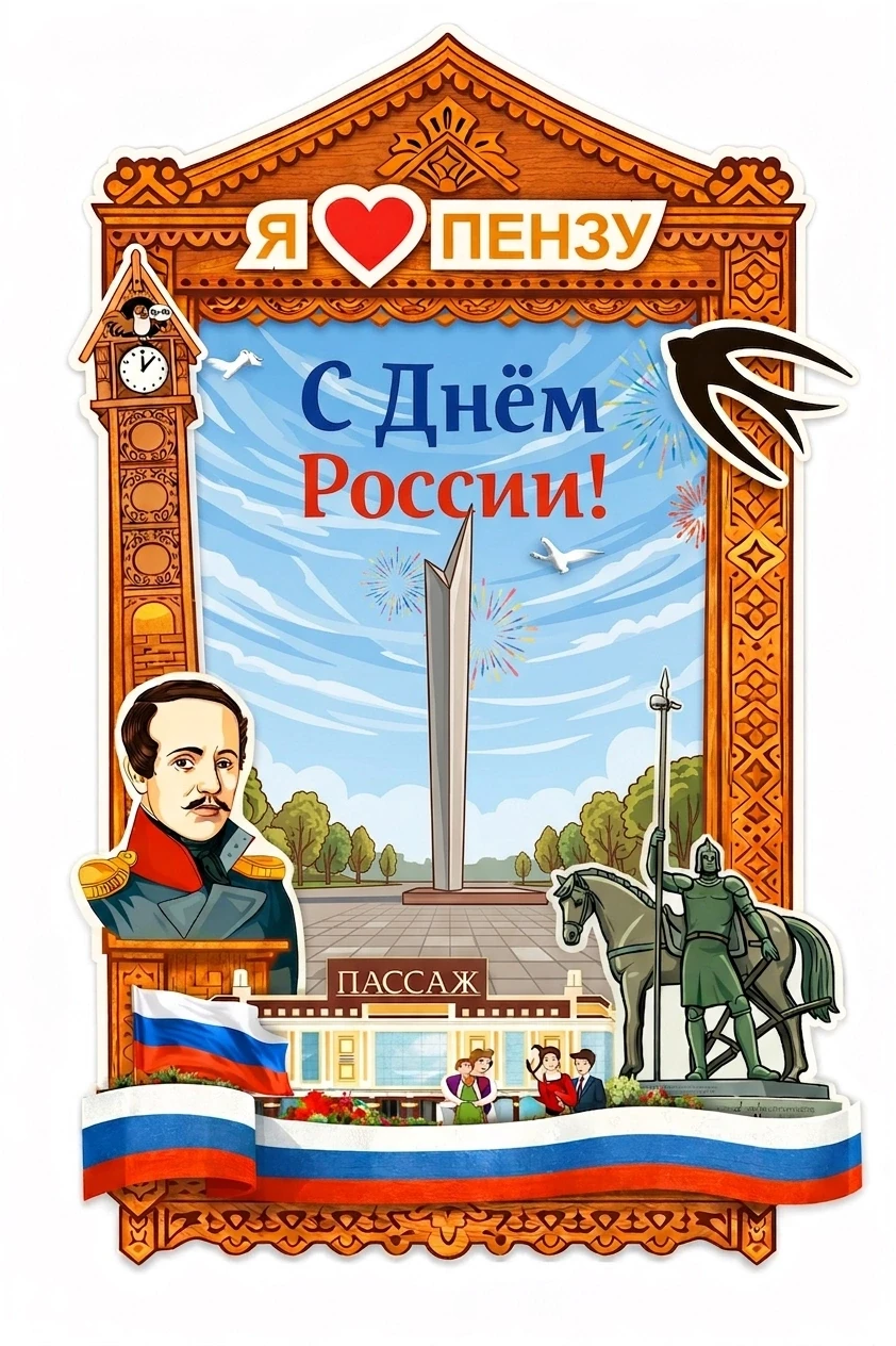 🇷🇺 С Днём России и с Днем города! 🇷🇺
 
Торговый центр «Пассаж» от всей души поздравляет вас с од