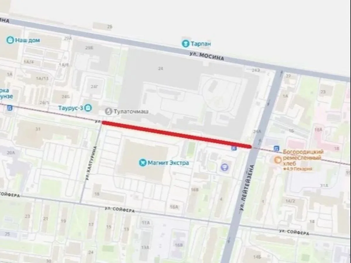 Еще на одном участке улицы Коминтерна в Туле введут ограничения транспорта

С 16 июня еще на одном у