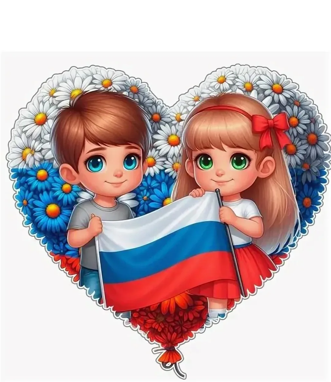 Белый-облако большое,