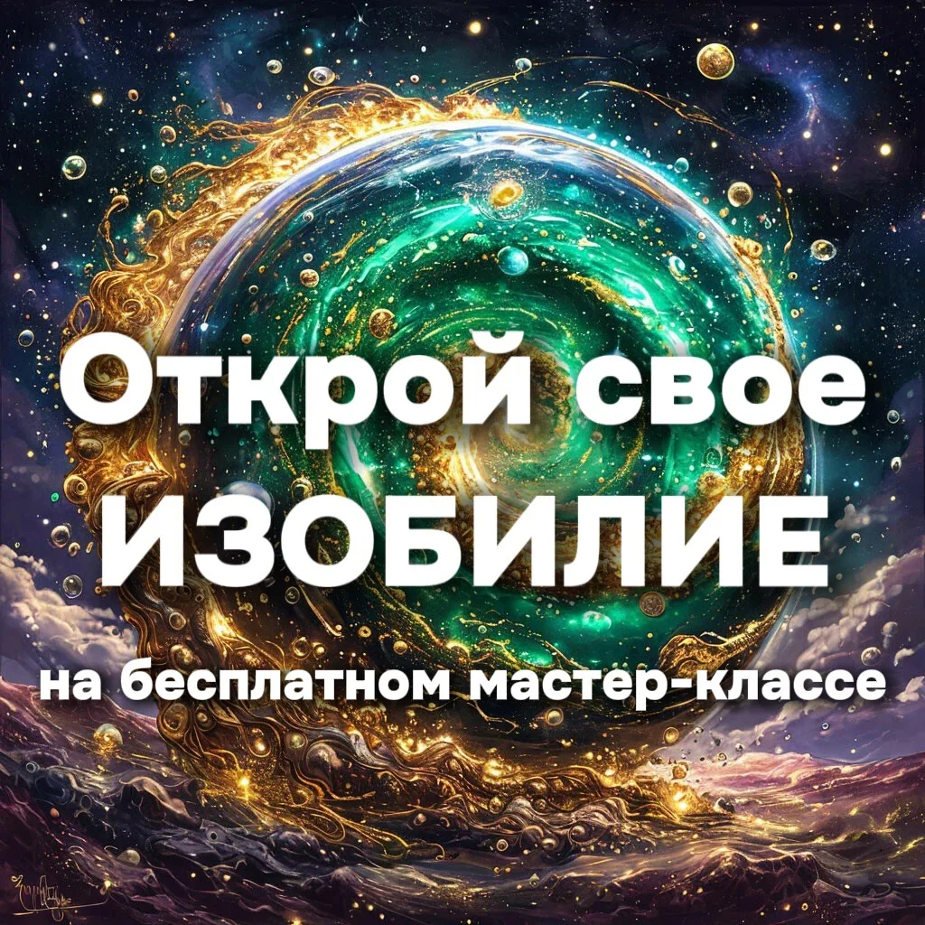 Открой свое изобилие.

🌈Каждый человек живет в изобильной вселенной. Мир щедр абсолютно ко всем. 

