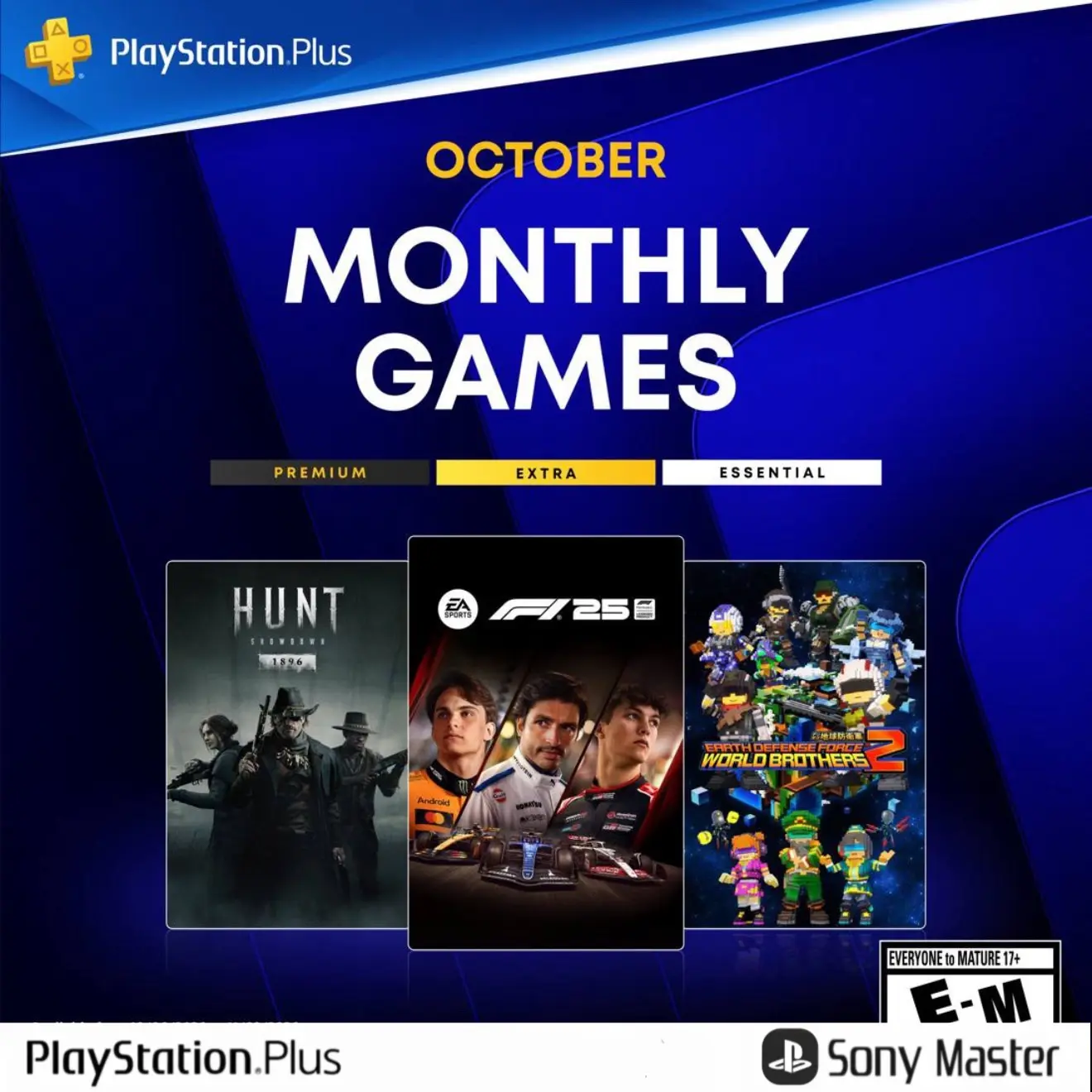 PS Plus Essential в октябре