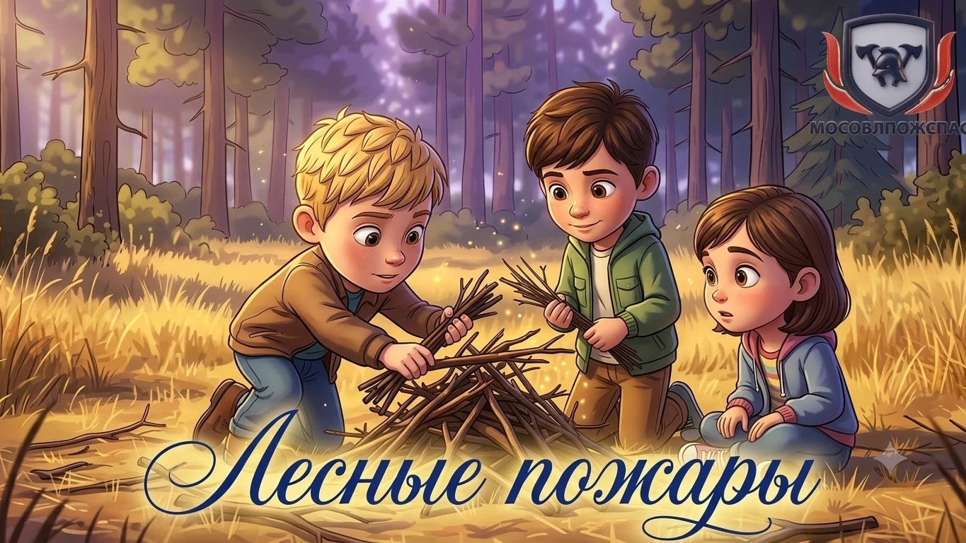 🔥 НЕЛЬЗЯ ИГРАТЬ СО СПИЧКАМИ В ЛЕСУ! ОДНА ИСКРА — И ЛЕС ГОРИТ! 🌲 
Каждый год тысячи гектаров леса с