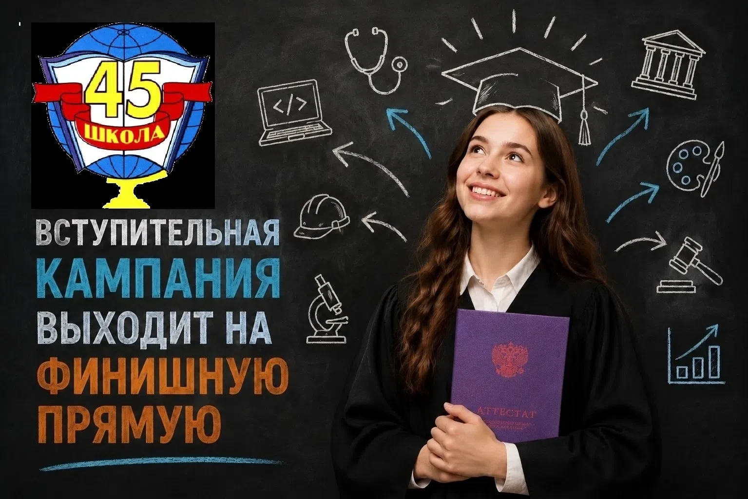 Осталось совсем чуть-чуть! ⌛️
Уже совсем скоро вступительная кампания выйдет на финишную прямую, и н